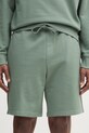 HUGO szorty bawełniane bawełna zielony 50530696