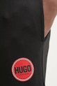 HUGO spodnie dresowe bawełniane czarny 50530656