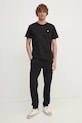 Bavlněné tepláky Calvin Klein Jeans J30J326762 černá SS25