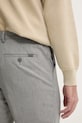 Штани з домішкою вовни BOSS сірий 50535709