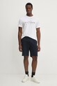Памучен къс панталон Tommy Hilfiger MW0MW37240 тъмносин SS25