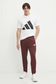 Спортен панталон adidas Essentials JD1853 бордо SS25