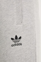 Хлопковые спортивные штаны adidas Originals Essential серый JD2424