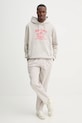 adidas Originals pantaloni de bumbac Wabash JD0673 bej SS25