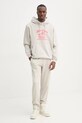 Bavlnené tepláky adidas Originals Wabash JD0672 béžová SS25