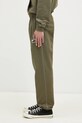 adidas Originals pantaloni de trening din bumbac Wabash JP4486 verde SS25