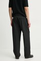 Odzież Drôle de Monsieur spodnie z domieszką wełny Le Pantalon Golfeur PERM.BP165.PL127.BL czarny
