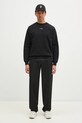 Drôle de Monsieur spodnie z domieszką wełny Le Pantalon Golfeur PERM.BP165.PL127.BL czarny