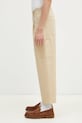 Drôle de Monsieur trousers Le Pantalon Cropped Twill F.BP155.CO206.BG beige SS25