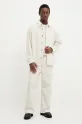 A.P.C. spodnie sztruksowe pantalon river H COHDW.H08470 beżowy SS25