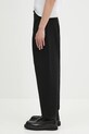 A.P.C. pantaloni de bumbac pantalon willow COGBJ.F08486 negru SS25