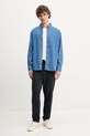 Marc O'Polo pantaloni de trening din bumbac 522402419032 bleumarin SS25