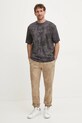 Бавовняні спортивні штани Guess GOTAM Z5RB14.K9YI1 бежевий SS25