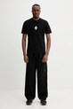 C.P. Company pantaloni de bumbac 18CMPA094A006475G negru SS25