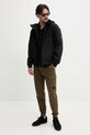 C.P. Company pantaloni de trening din bumbac 18CMSP017A005086W verde SS25