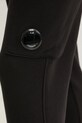 C.P. Company pantaloni della tuta di cotone nero 18CMSP017A005086W
