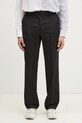MM6 Maison Margiela pantaloni drept negru SH0KA0035