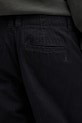 AllSaints pantaloni de bumbac WARDEN negru M022TB