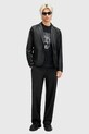 Штани AllSaints HALLA прямий чорний M024TB