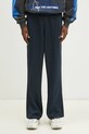 adidas Originals pantaloni de trening Flare Pant uni bleumarin JC8382