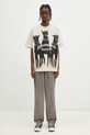 adidas Originals pantaloni de trening din bumbac Premium Essentials Retro Washed Open Hem JD0217 gri