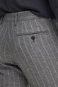 Hackett London spodnie wełniane szary HM470562R