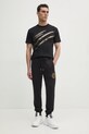 Бавовняні спортивні штани Versace Jeans Couture 78GAAT00.CF01T чорний SS25