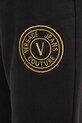 Одяг Бавовняні спортивні штани Versace Jeans Couture 78GAAT00.CF01T чорний