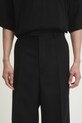 VETEMENTS wool trousers Tailored black UA66PA400B