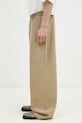 Спортен панталон VETEMENTS Oval Logo UA66SP600T бежов SS25