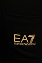 EA7 Emporio Armani spodnie dresowe bawełniane czarny AF13512.7M000571