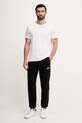 EA7 Emporio Armani spodnie dresowe bawełniane AF12681.7M000205 czarny SS25