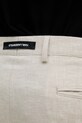 Karl Lagerfeld pantaloni din amestec de in bej 552030.255038