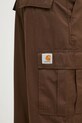 Carhartt WIP cotton trousers Cole Cargo Pant brown I030477.2LS02