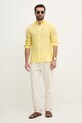 Брюки с примесью льна Pepe Jeans LINEN PULL ON PANTS PM211872 бежевый SS25