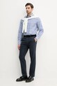 Kalhoty Pepe Jeans SLIM CHINO POPLIN PM211873 námořnická modř SS25