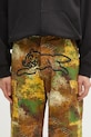 Βαμβακερό παντελόνι ICECREAM Running Dog Cargo Pant πράσινο IC24430