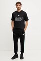 Хлопковые спортивные штаны adidas x Mercedes JV5379 чёрный SS25