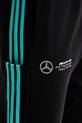 Хлопковые спортивные штаны adidas x Mercedes чёрный JV5379