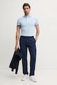 Lindbergh pantaloni din in 30.008023.DK.BLUE bleumarin SS25