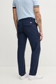 Odzież Lindbergh spodnie lniane 30.008023.DK.BLUE granatowy