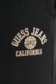 Бавовняні спортивні штани Guess Jeans чорний M5RB52.KCPR1