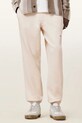 AllSaints spodnie dresowe bawełniane UNDRGRND M031TB beżowy SS25