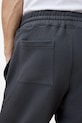 AllSaints pantaloni tuta di cotone UNDRGRND M031TB grigio