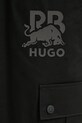 HUGO pantaloni scurti din bumbac x RACING BULLS negru 50542795