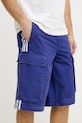 adidas Originals pantaloni de bumbac CARGO PANTS violet JY6294