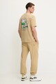 The North Face pantaloni de trening din bumbac Mountain Cleanup NF0A8C2WLK51 verde SS25