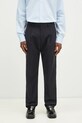 Paul Smith spodnie z domieszką wełny tkanina granatowy M1R.408Z.P02571