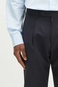 Paul Smith spodnie z domieszką wełny granatowy M1R.408Z.P02571
