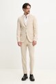 HUGO pantaloni de lână 50540288 bej SS25